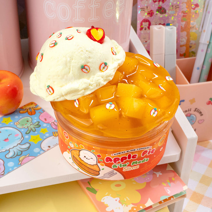 Apple Pie à la Mode Jelly Cube | Kawaii Slime Company