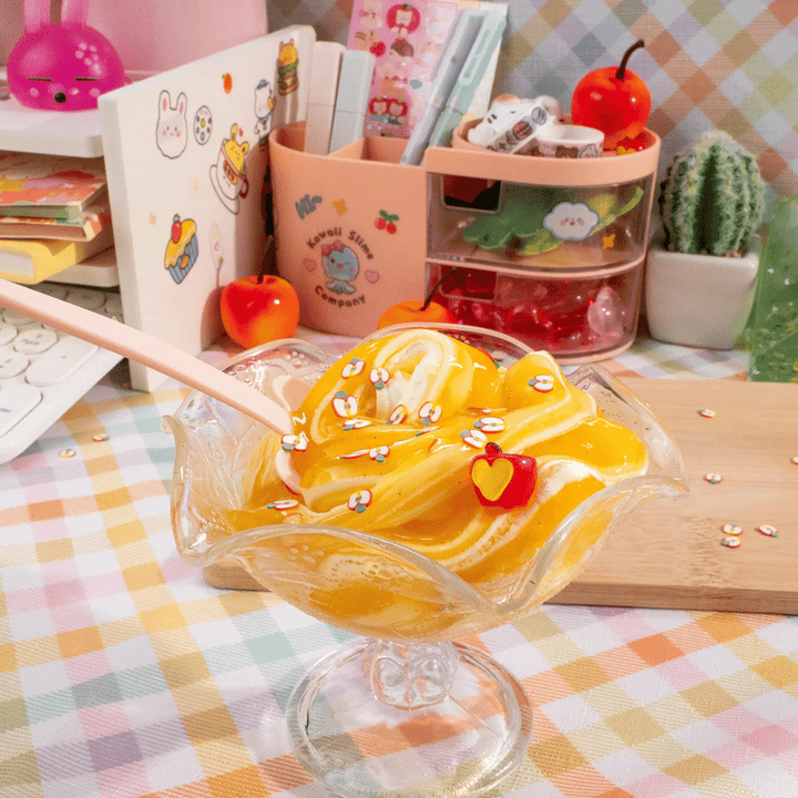 Apple Pie à la Mode Jelly Cube | Kawaii Slime Company