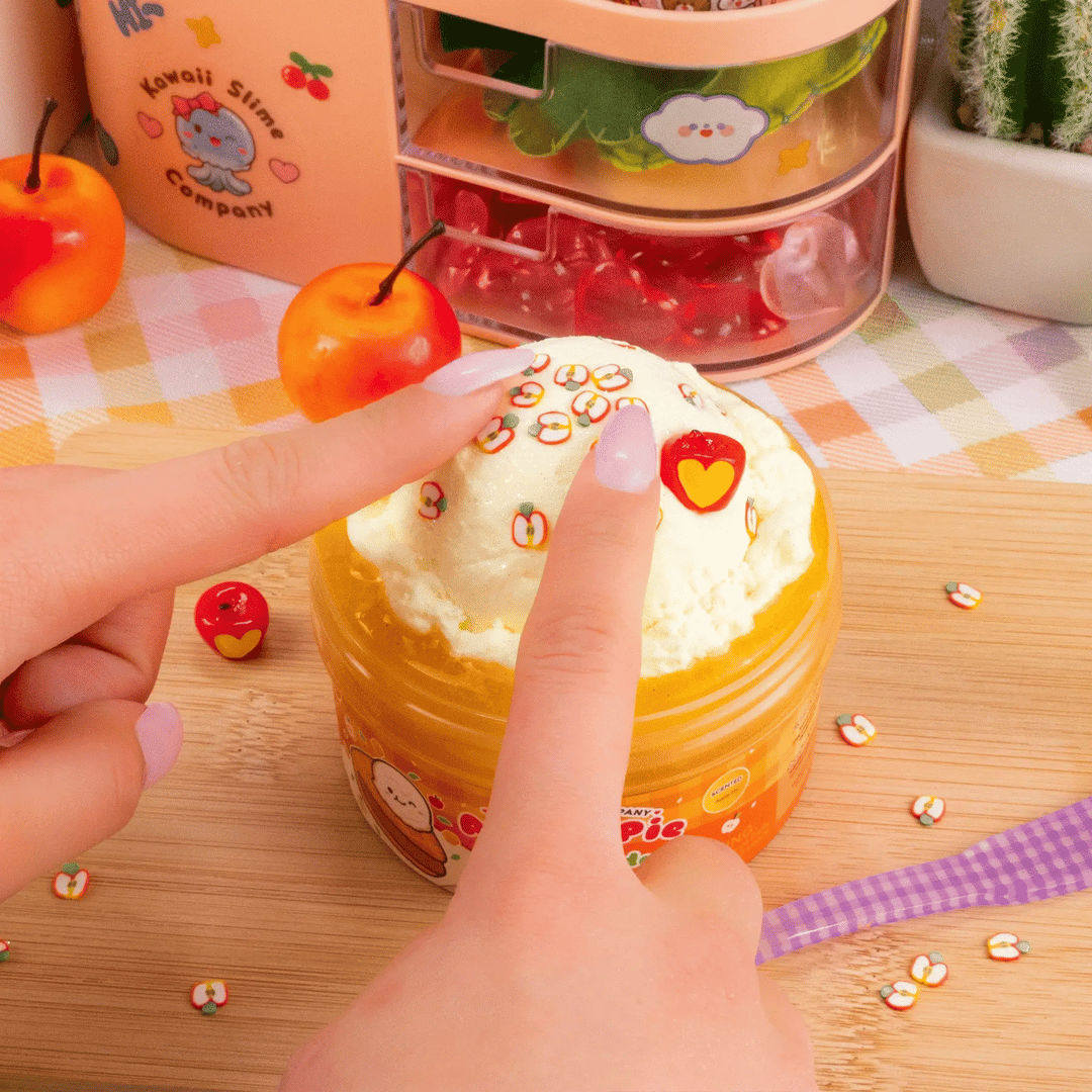 Apple Pie à la Mode Jelly Cube | Kawaii Slime Company