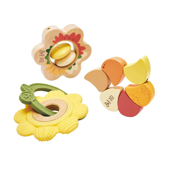Artful Flowers Rattle Trio | Hape
