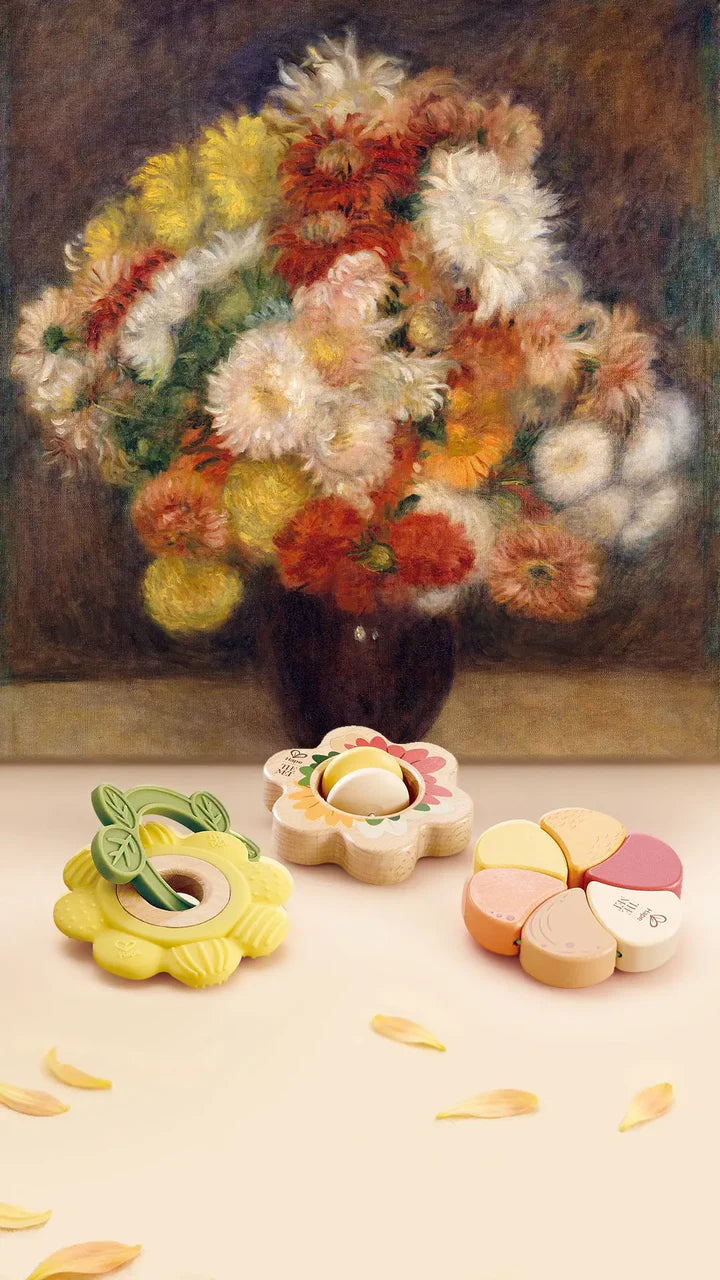 Artful Flowers Rattle Trio | Hape
