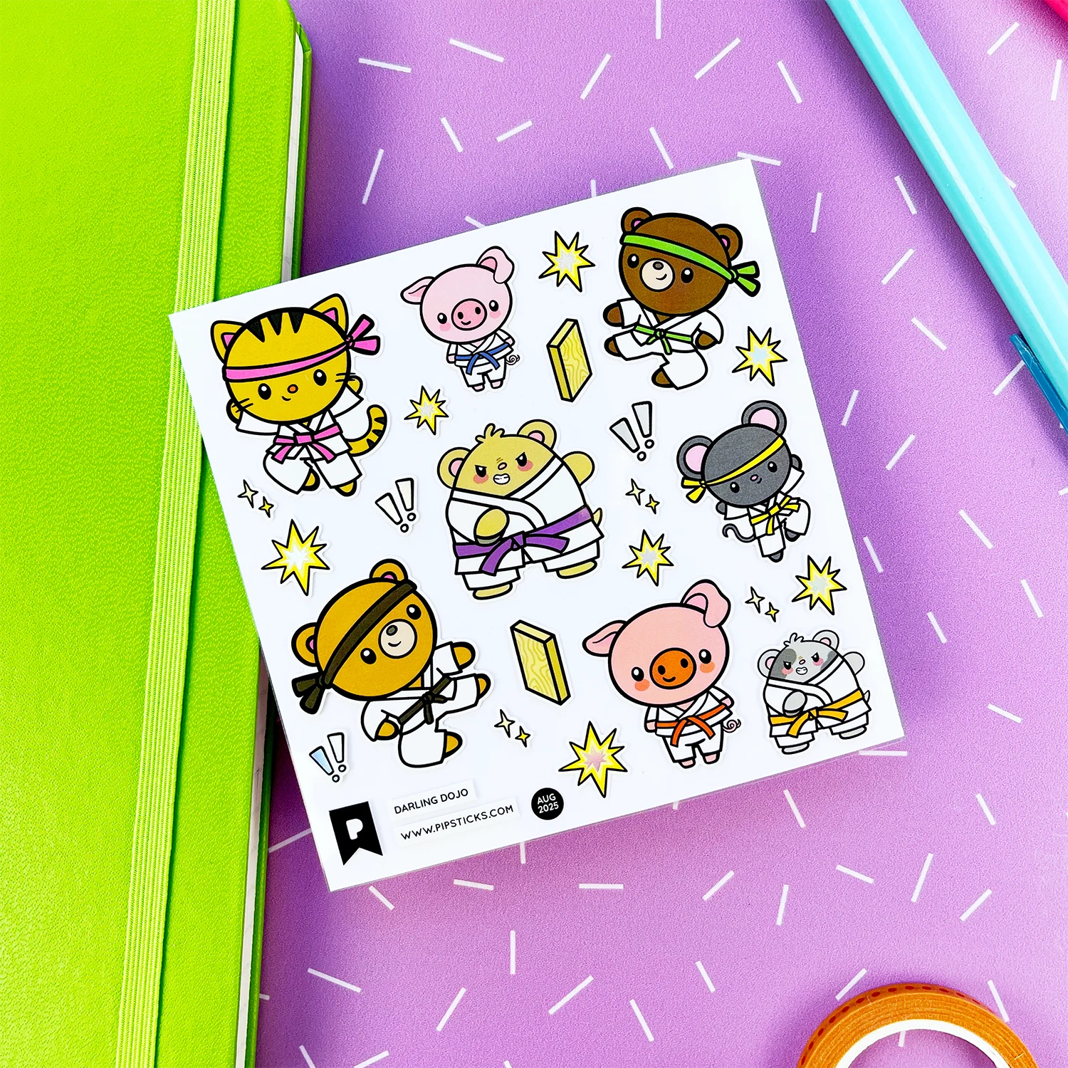 Darling Dojo Stickers | Pipsticks