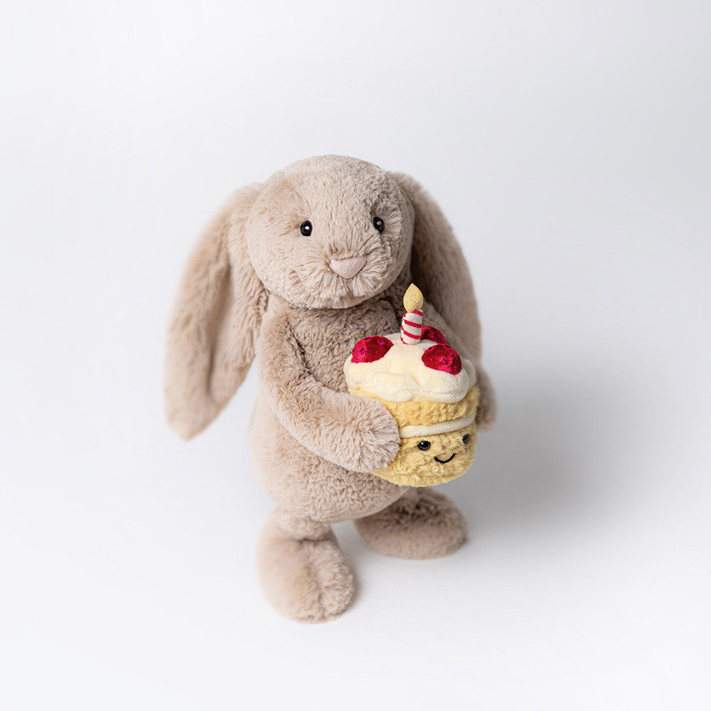 Bashful Beige Birthday Bunny | Jellycat