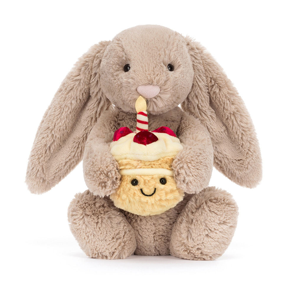 Bashful Beige Birthday Bunny | Jellycat