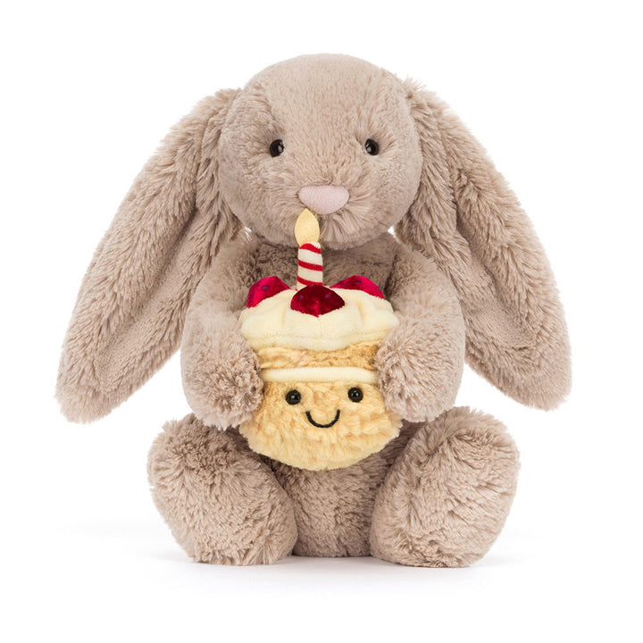 Bashful Beige Birthday Bunny | Jellycat