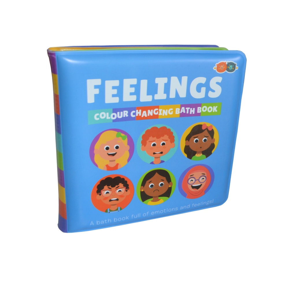 Emotions Colour Changing Bath Book & Stickers | Buddy & Barney