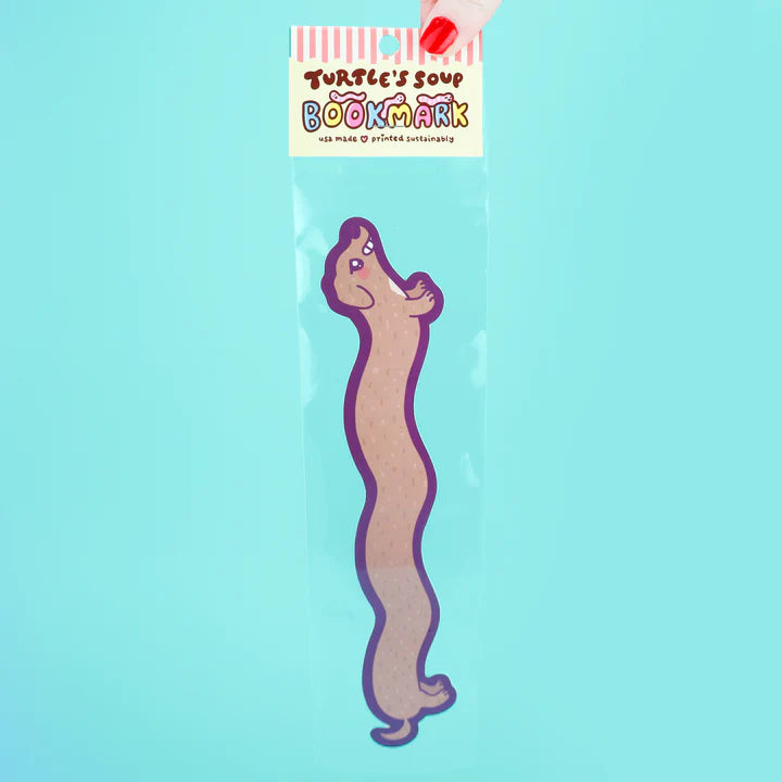 Long Weenie Dog Bookmark | Turtle's Soup