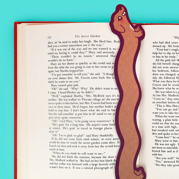 Long Weenie Dog Bookmark | Turtle's Soup