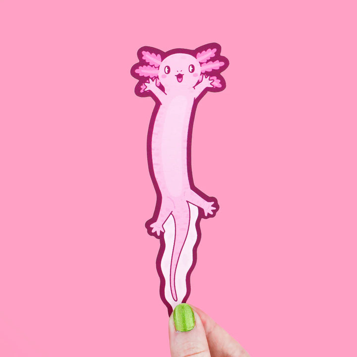 Wiggly Axolotl Bookmark | Turtle's Soup