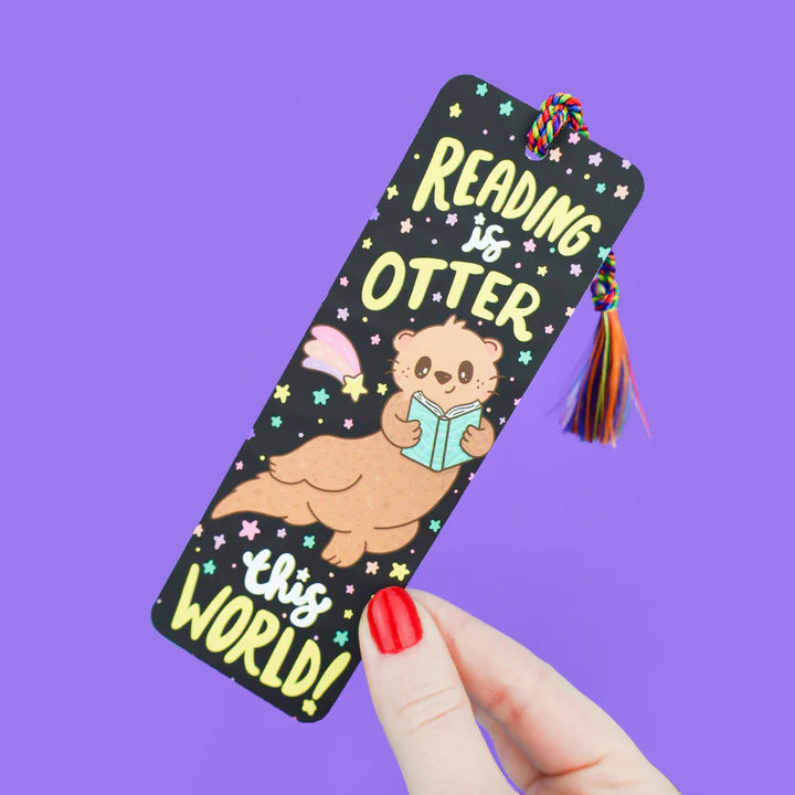 Reading is Otter This World Bookmark with Tassel | Turtle's Soup