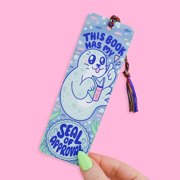 This Book Has My Seal of Approval Bookmark | Turtle's Soup