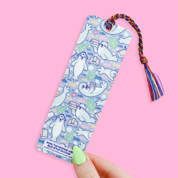 This Book Has My Seal of Approval Bookmark | Turtle's Soup