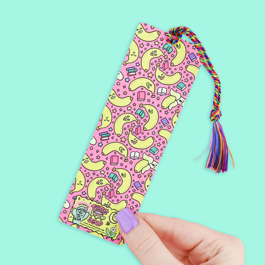 This Book is Bananas Bookmark With Tassel | Turtle's Soup