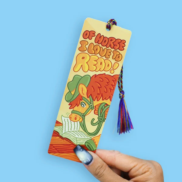 Of Horse I Love to Read Bookmark with Tassel | Turtle's Soup