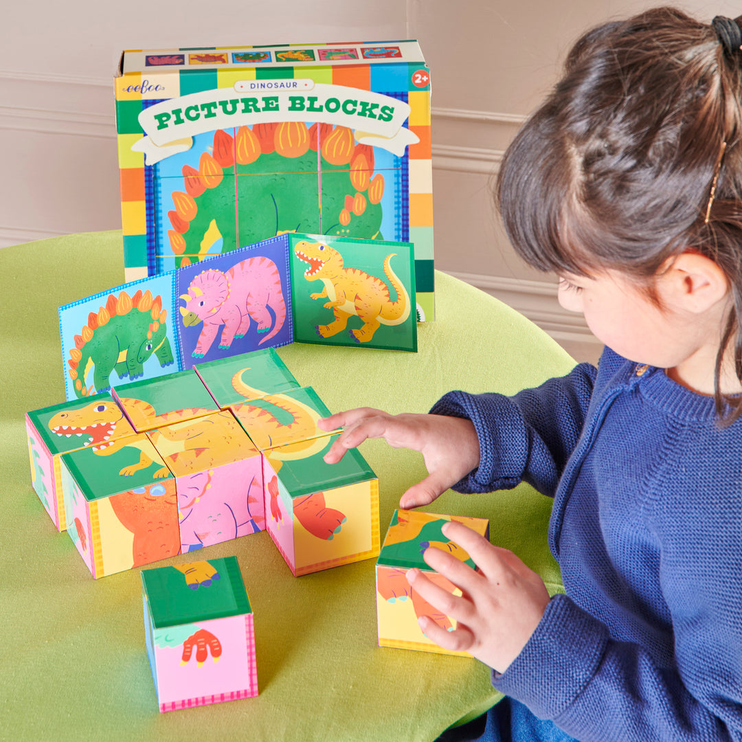Dinosaur Picture Blocks | eeBoo