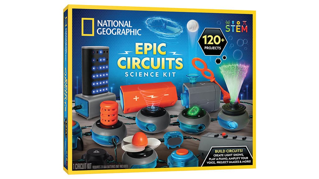 National Geographic Epic Circuits Science Kit | Blue Marble