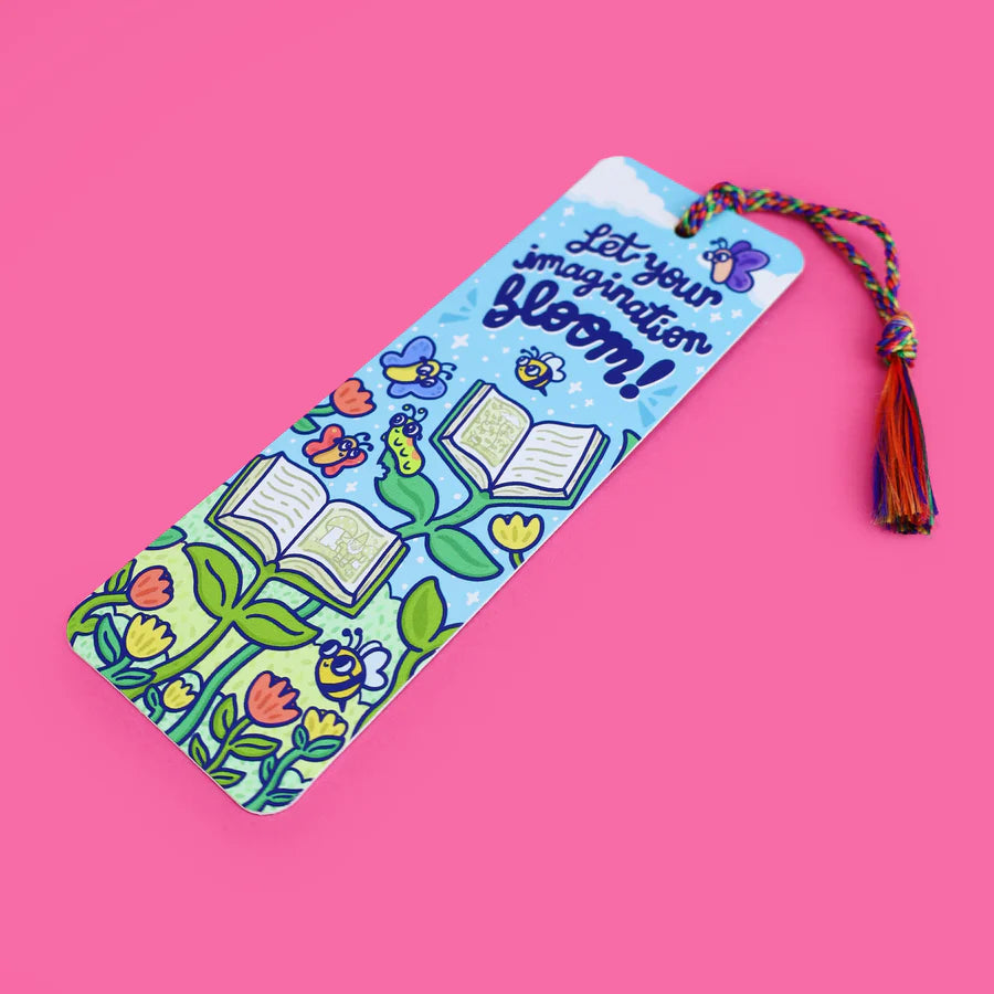 Let Your Imagination Bloom Bookmark with Tassel | Turtle's Soup