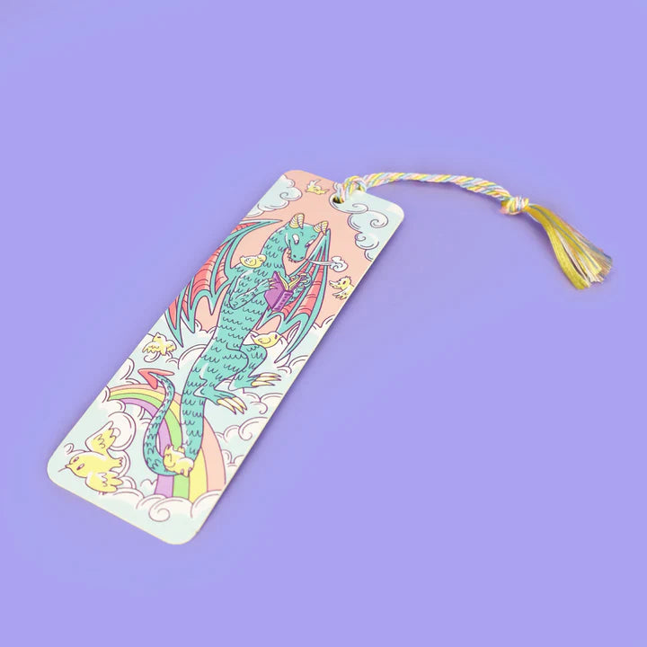 Dreamy Dragon Castle Bookmark with Tassel | Turtle's Soup