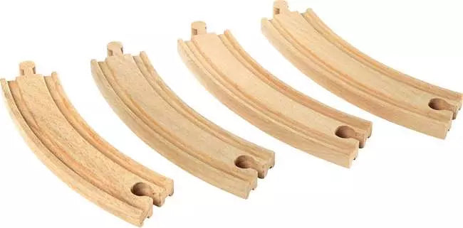Large Curved Tracks - 4pcs | BRIO