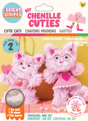 DIY Chenille Cuties- Cutie Cats | Bright Stripes