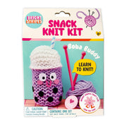 Snack Knit Kit - Boba Buddy | Bright Stripes