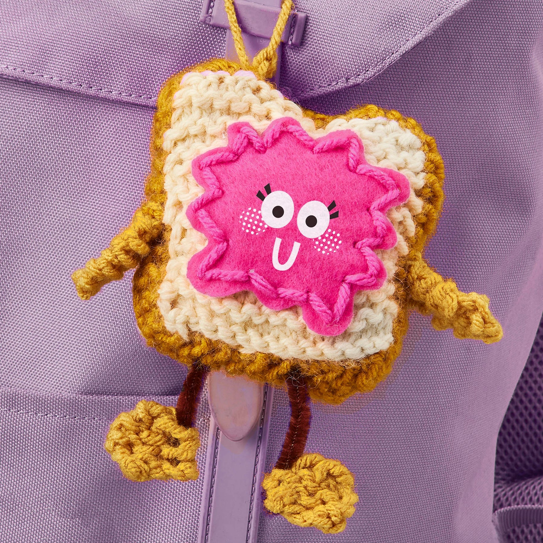 Snack Knit Kit - Toast-n-Jammy | Bright Stripes