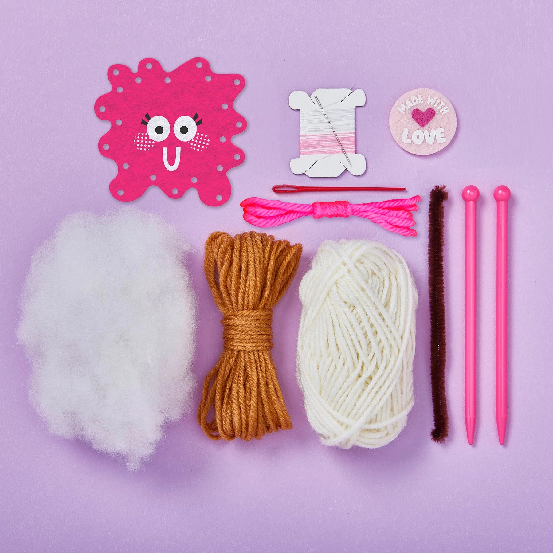 Snack Knit Kit - Toast-n-Jammy | Bright Stripes