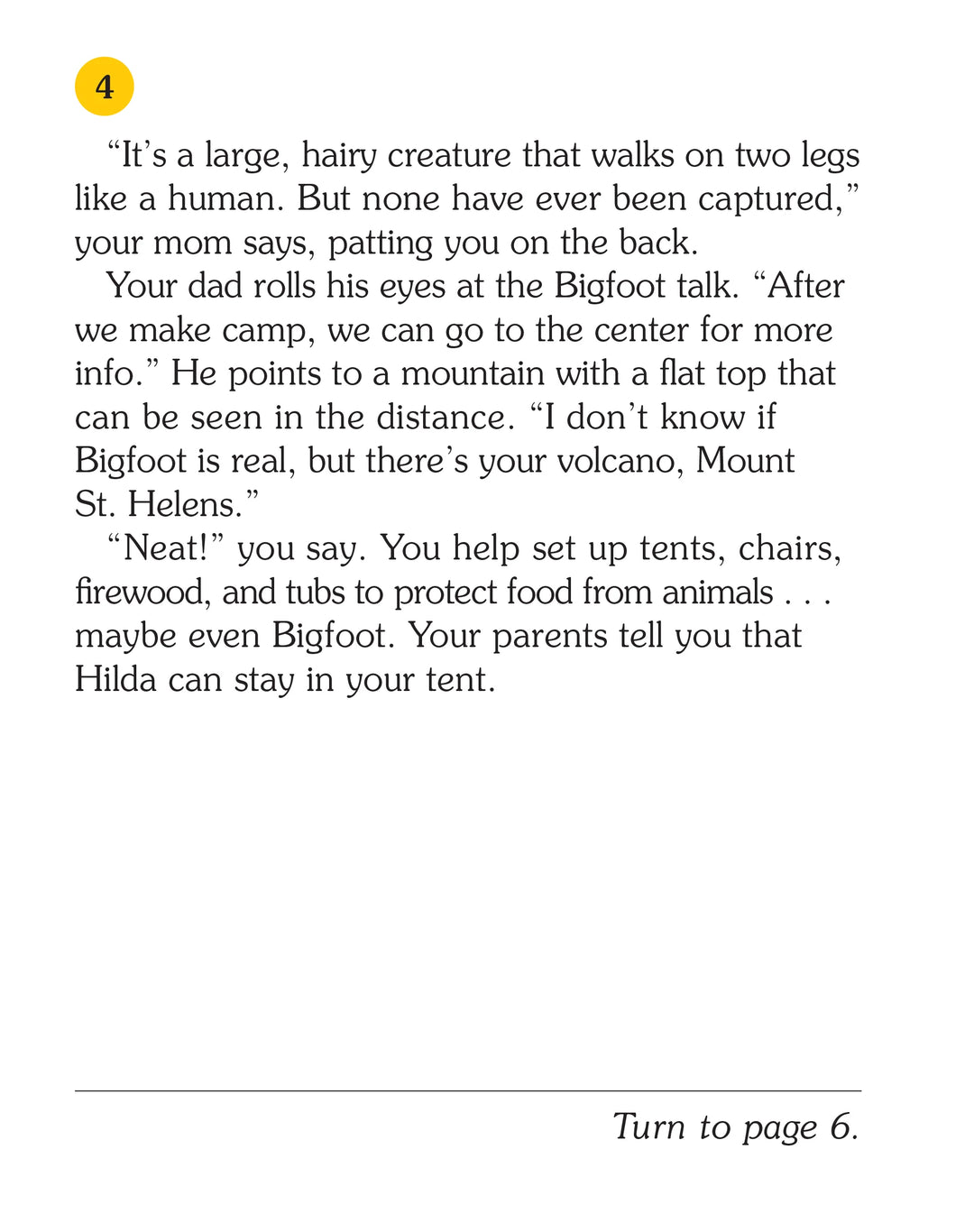 Big Bigfoot's Secret Vacation - CYOA