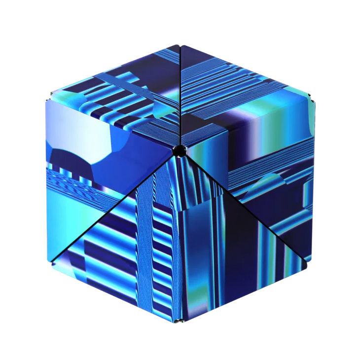 Shashibo Art Worx Series Blue Crystal | Fun in Motion Toys