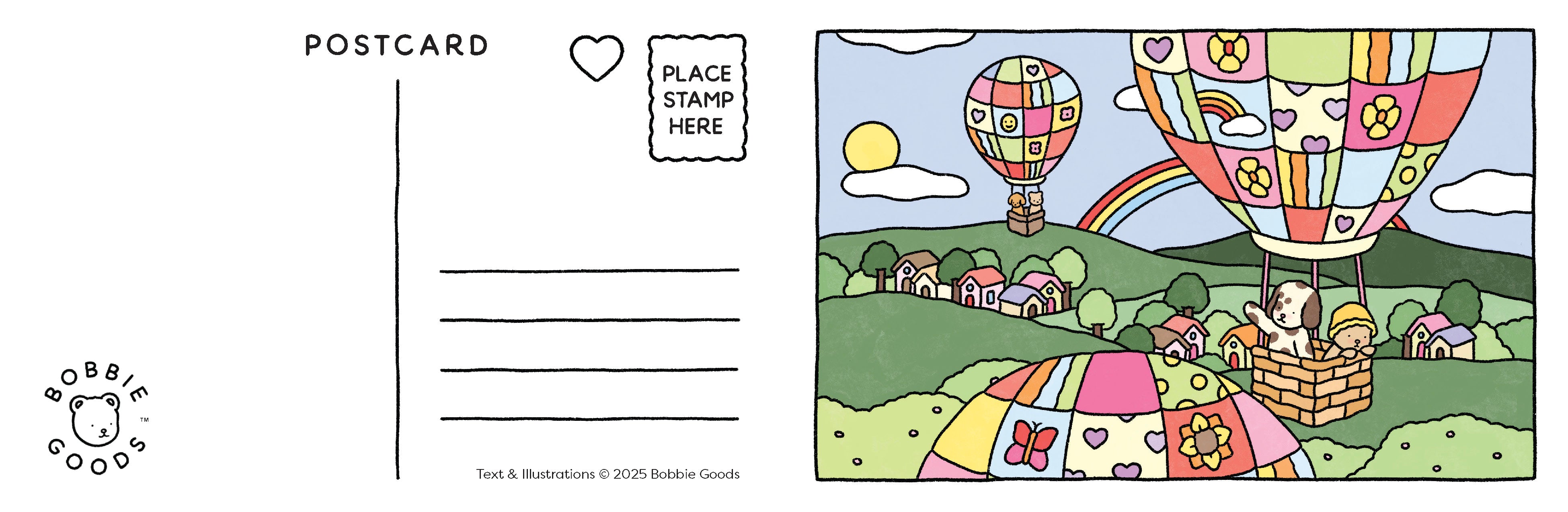 Bobbie Goods Postcard Coloring Book