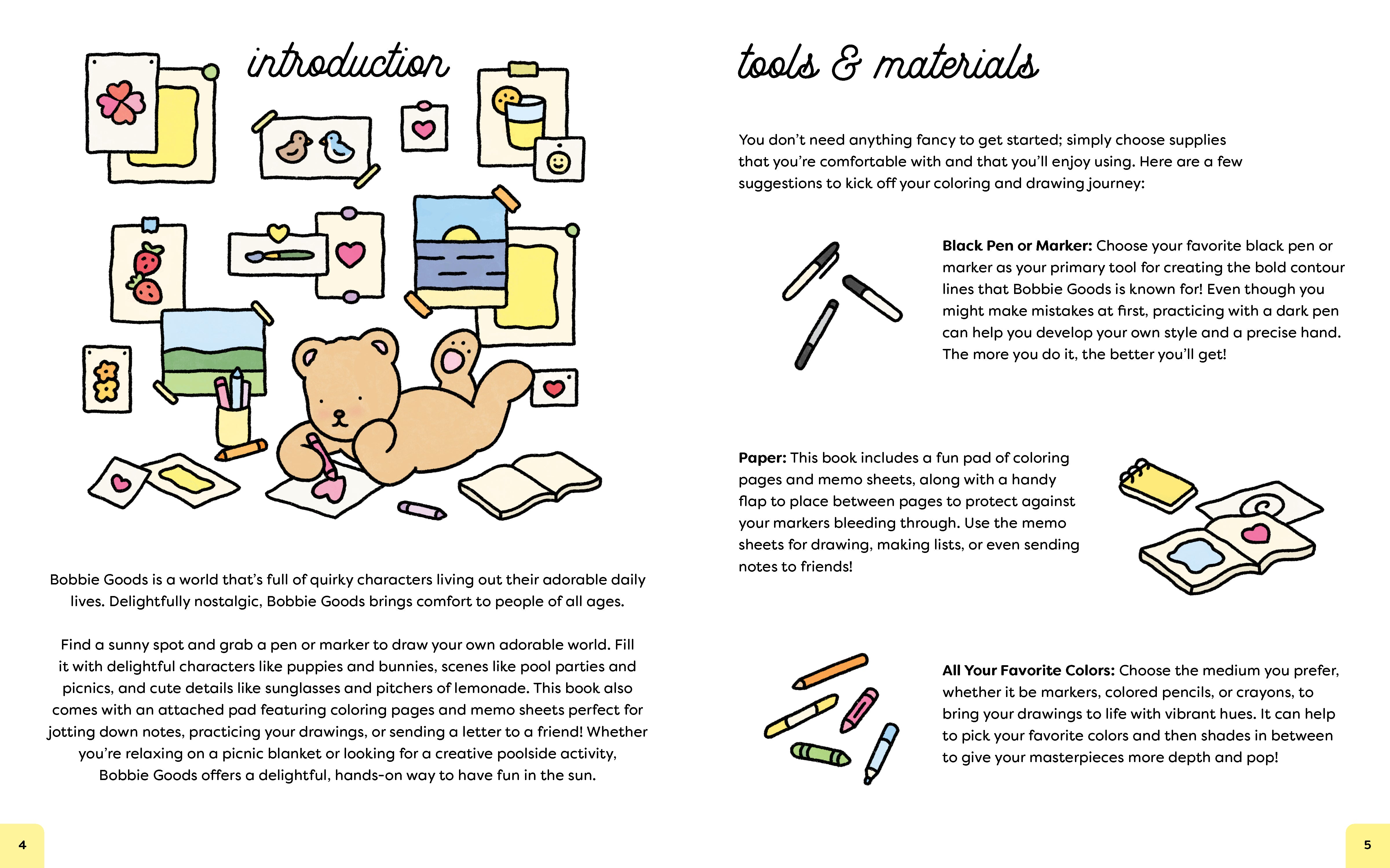 Bobbie Goods Sunshine Coloring & Drawing