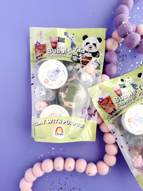 Bubble Tea KidDough Play Kit | Earth Grown KidDough