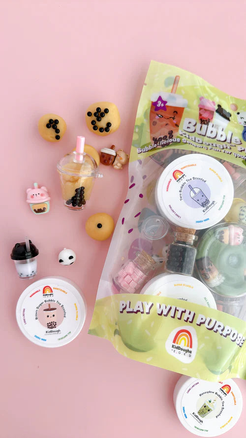 Bubble Tea KidDough Play Kit | Earth Grown KidDough