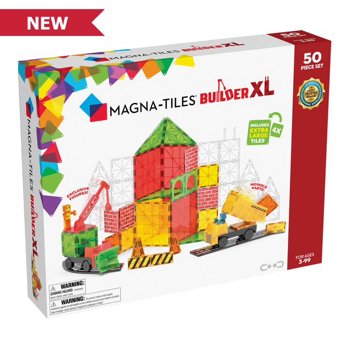 Builder XL 50-Piece Set | Magna-Tiles - LOCAL PICK UP ONLY