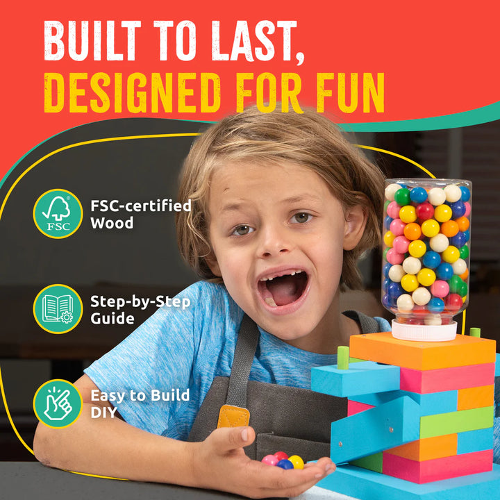 Candy Dispenser Woodworking Kit | Spark Jump