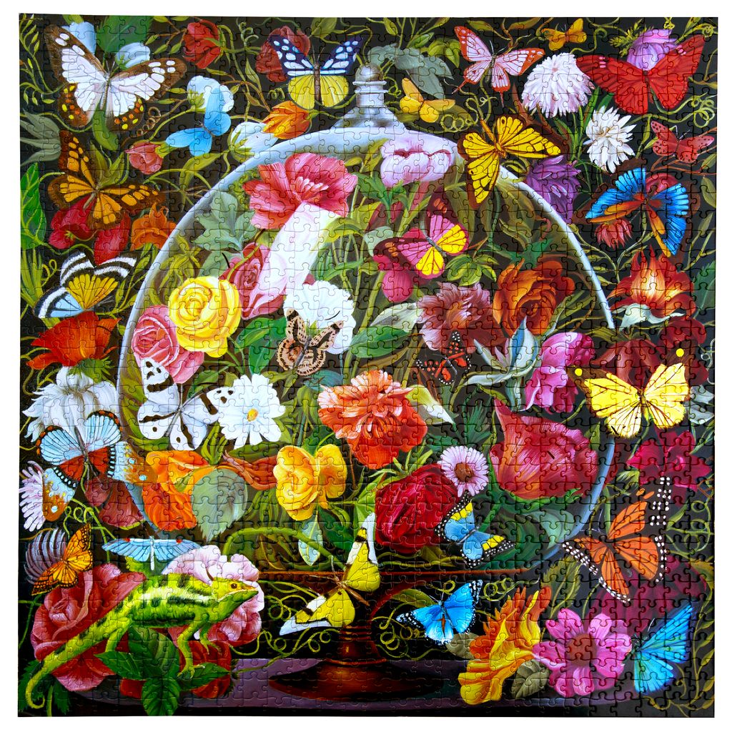 Butterfly Still Life 1000 Piece Puzzle | eeBoo