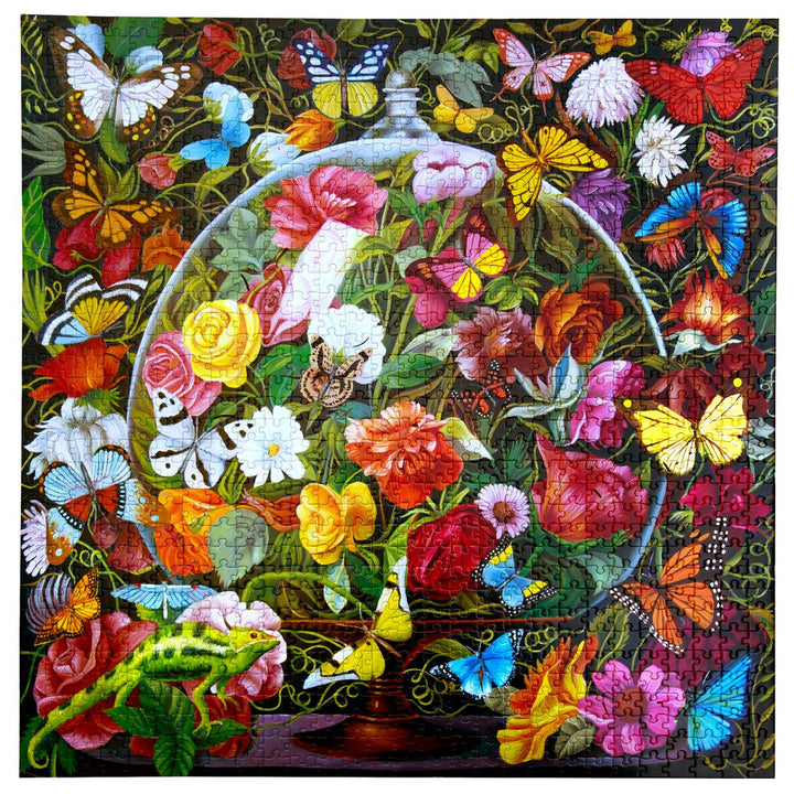 Butterfly Still Life 1000 Piece Puzzle | eeBoo