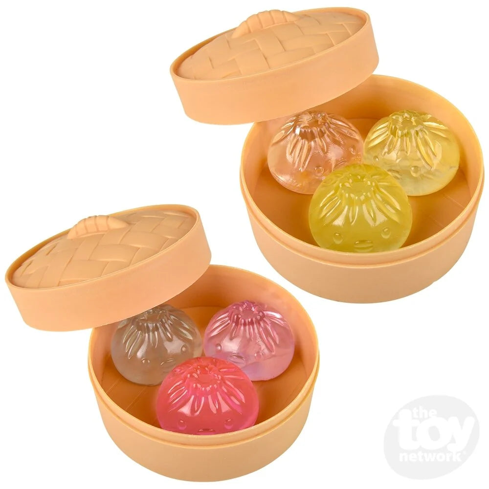 3 Pc Stretch Sticky Surprise Dumplings | The Toy Network
