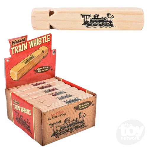 Wooden Train Whistle - 7.5" | The Toy Network