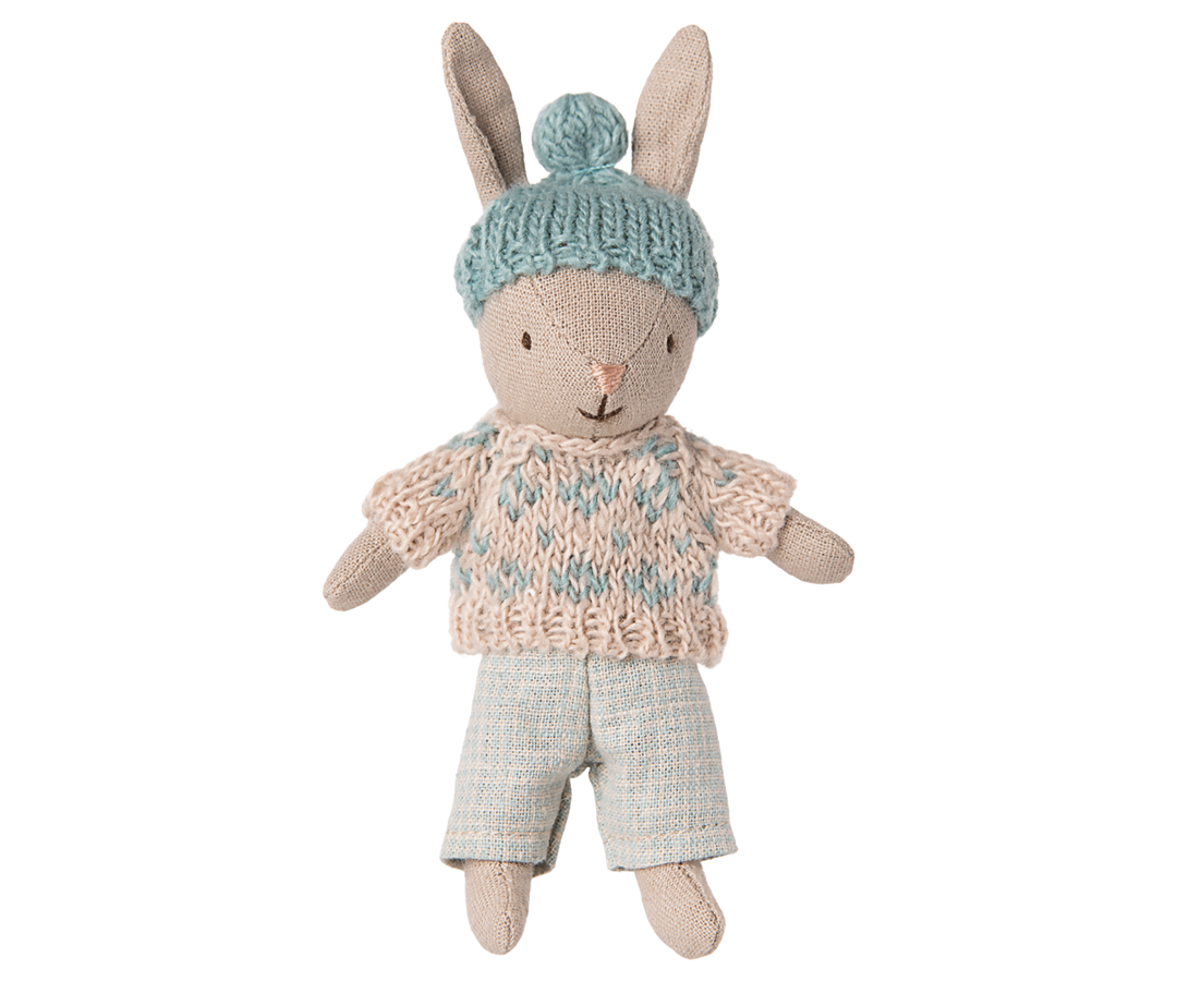 Winter rabbit, Micro - Sand - Mint | Maileg
