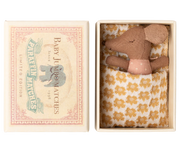 Sleepy Wakey Baby Mouse in Matchbox - Rose | Maileg