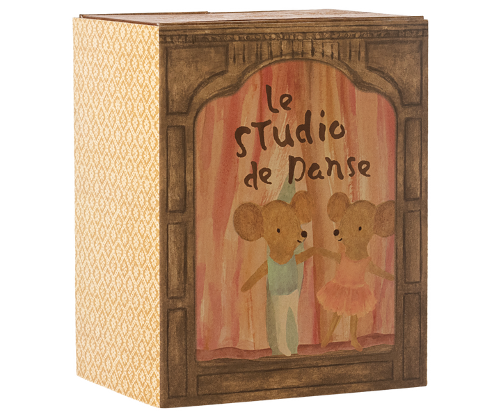 Ballet Mice in Dance Dtudio, Little Sister and Little Brother | Maileg