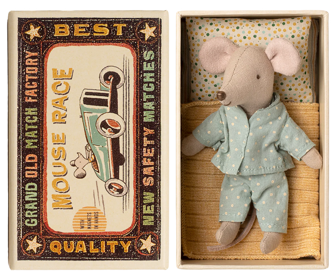 Little Brother Mouse in Matchbox | Maileg