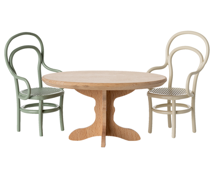 Oval Dining Table, Mouse - Nature | Maileg