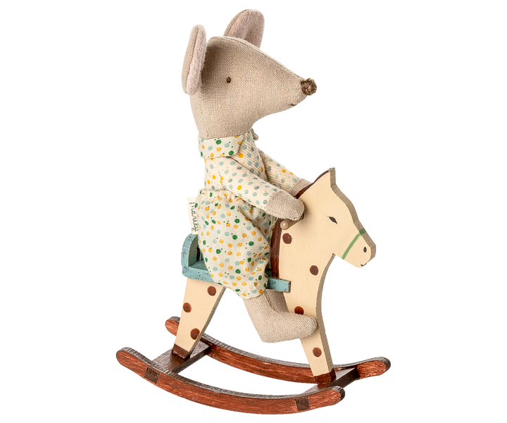 Rocking Horse, Mouse - Spotted | Maileg