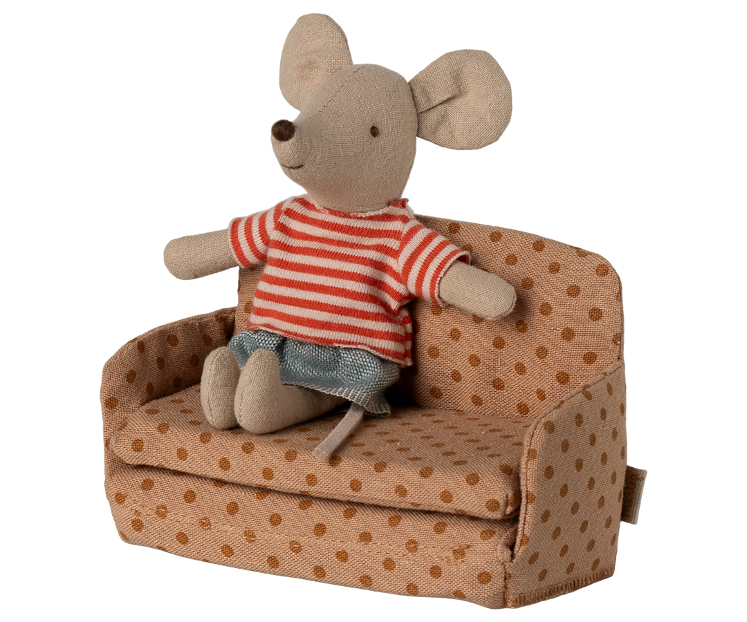 Sofa bed, Mouse - Dots | Maileg