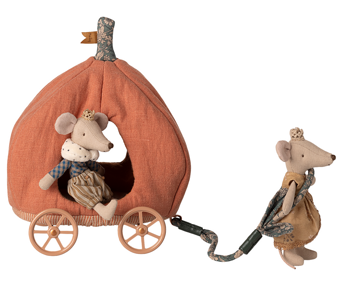 Pumpkin Carriage, Mouse | Maileg