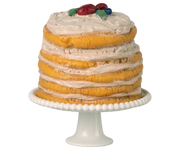 Wedding Cake and Cake Stand, Mouse | Maileg