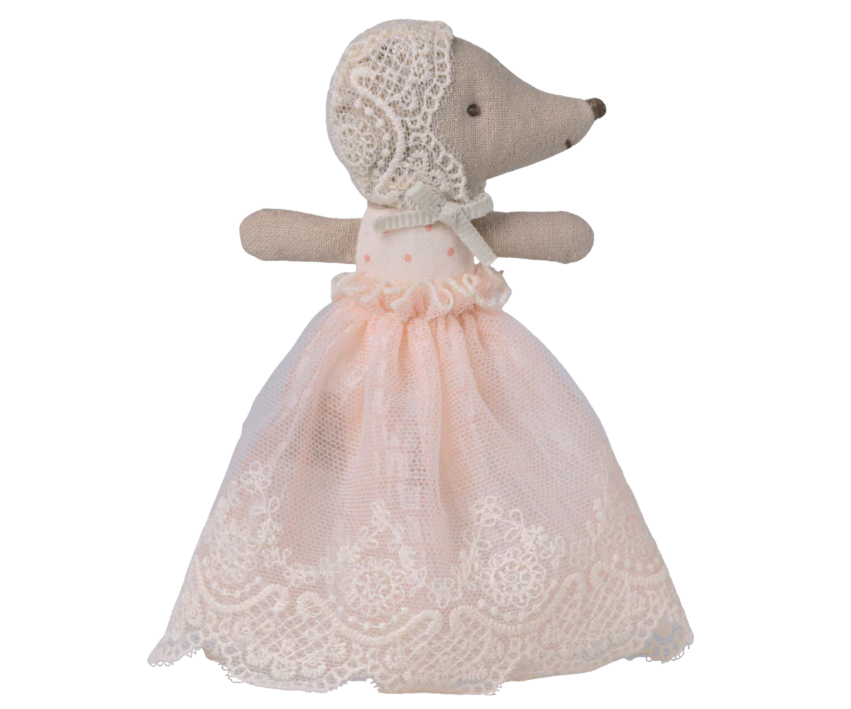 Baby Mouse in Gown - Powder | Maileg