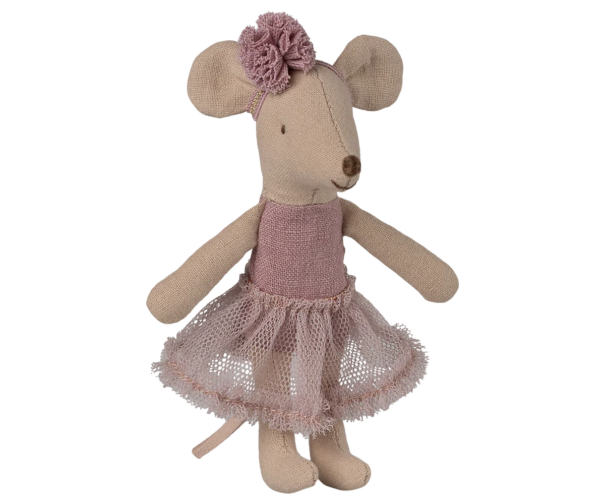 Ballerina Mouse, Little Sister - Heather | Maileg